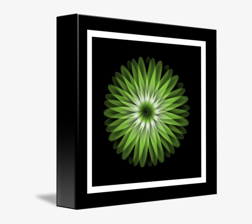 Abstract Flower On By - Picture Frame, transparent png download