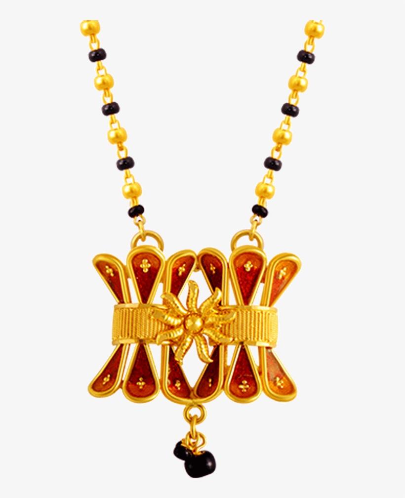 22k Yellow Gold Mangalsutra - Necklace, transparent png download