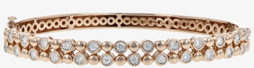 Rose Gold Bangle B1274 - Bracelet, transparent png download