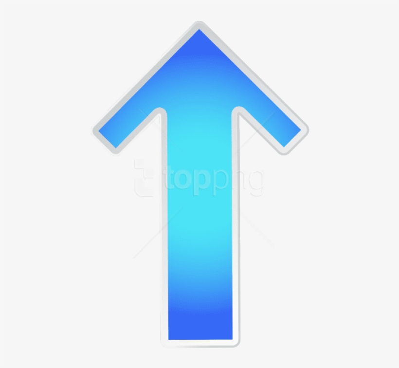 Arrow Up Blue Transparent Png - Traffic Sign, transparent png download