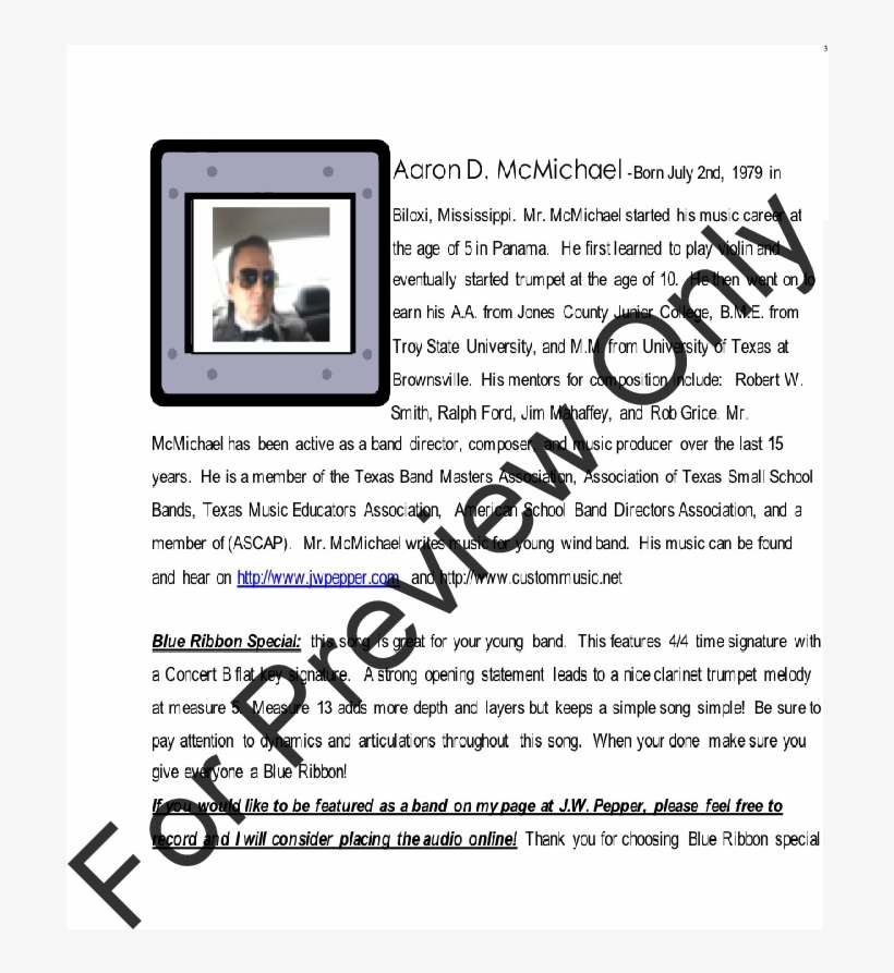 Blue Ribbon Special Thumbnail - Orpheus In The Underworld Beginner Violin, transparent png download