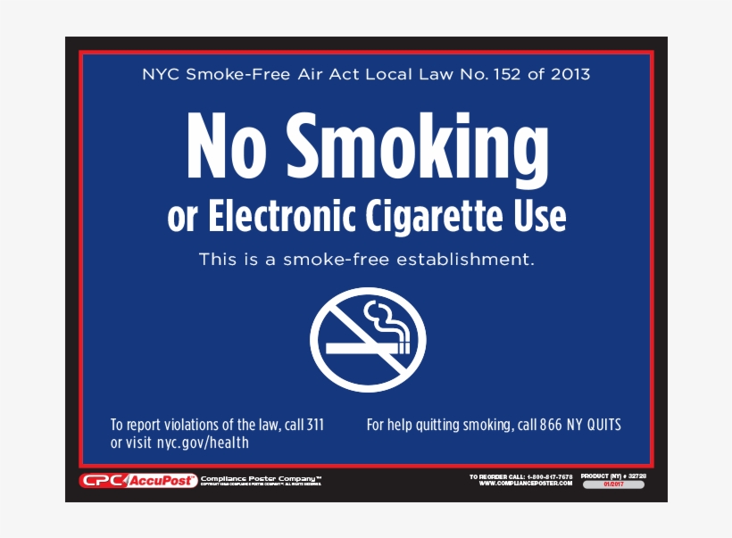 No Smoking And Electronic Cigarette Use Poster - No Smoking Black And White, transparent png download