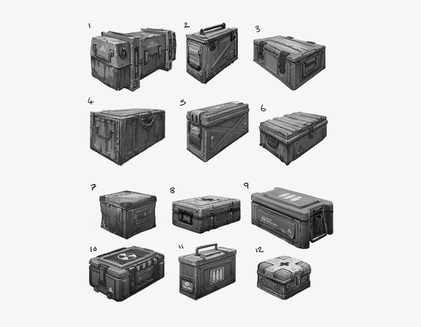 Loot Crates Rust Scifi Box Png PNG Image Transparent PNG Free