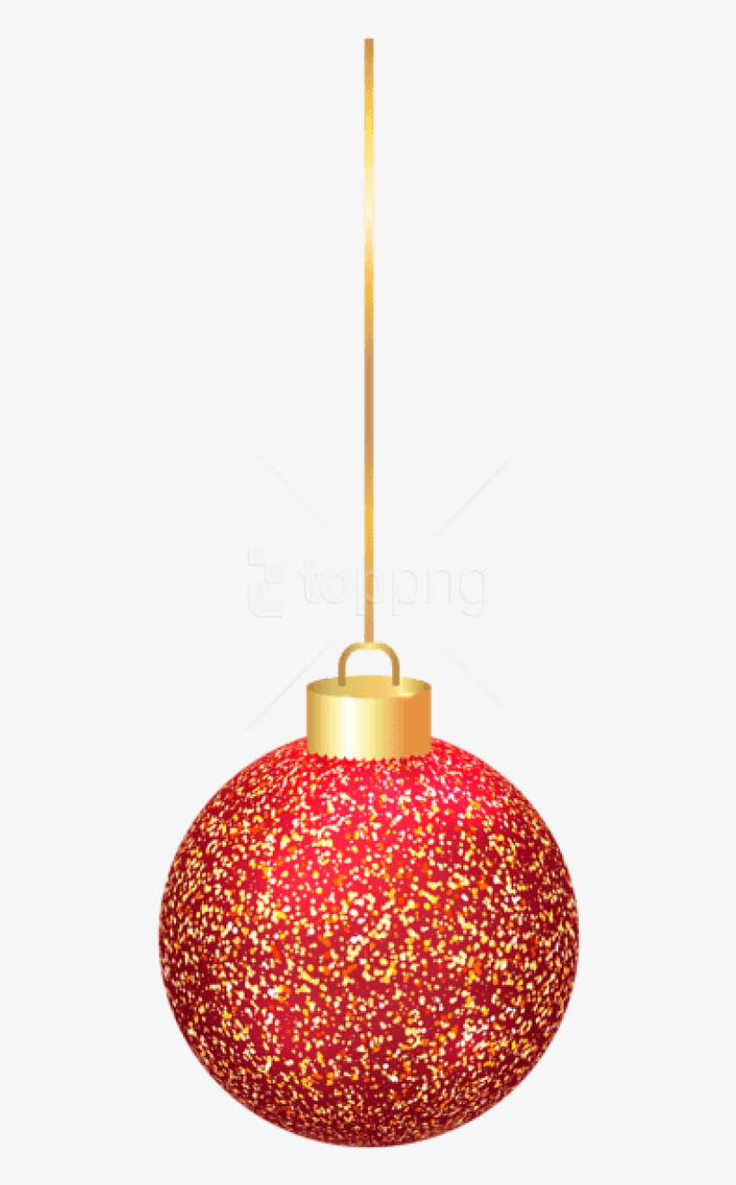 Free Png Elegant Christmas Red Ball Png - Christmas Gold Ball Png, transparent png download