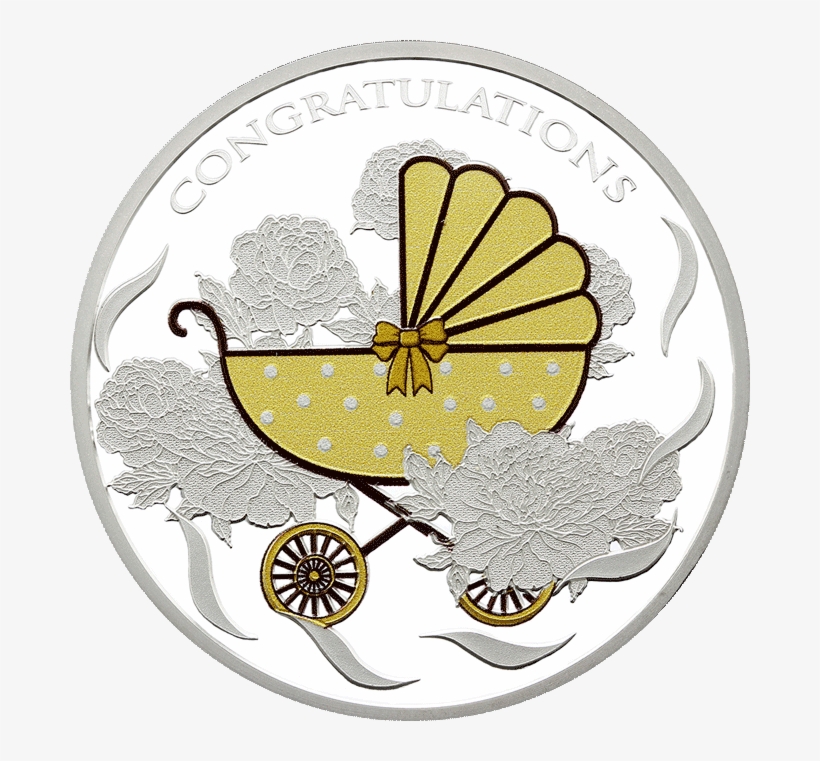 Baby Pram Tokelau 1oz Silver Coin - Silver Coin, transparent png download