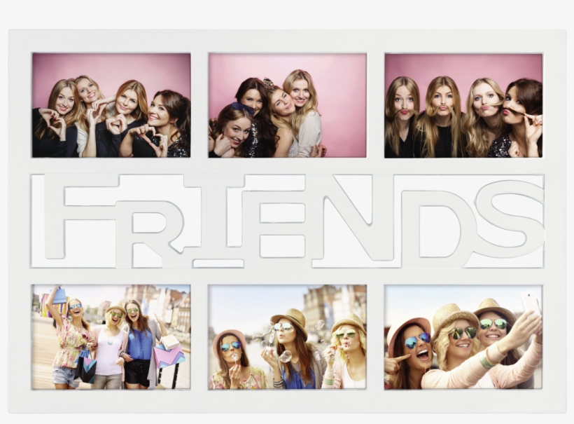 Friends" Portrait Frame Gallery, 6x Cm - Fotorámeček Friends, transparent png download