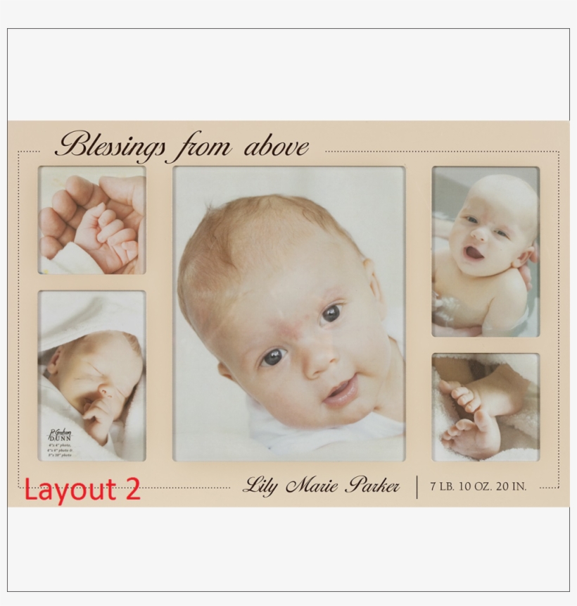Collage Photo Frame - Baby, transparent png download