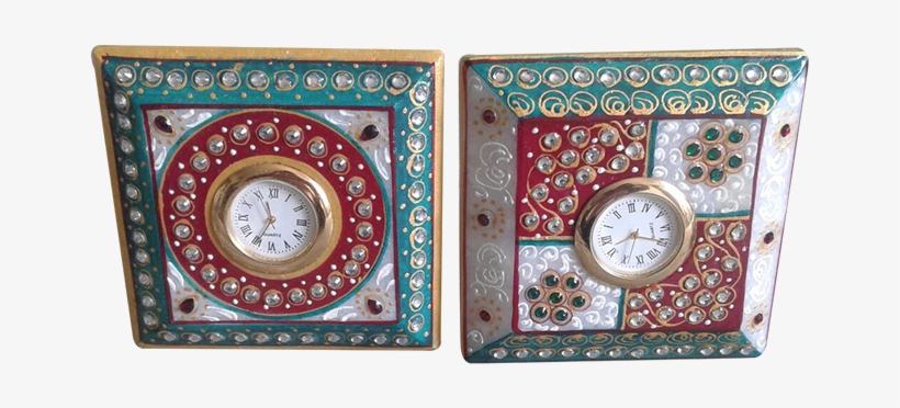 Nakoda Handicrafts Standby Square Marble Clock From - Circle, transparent png download