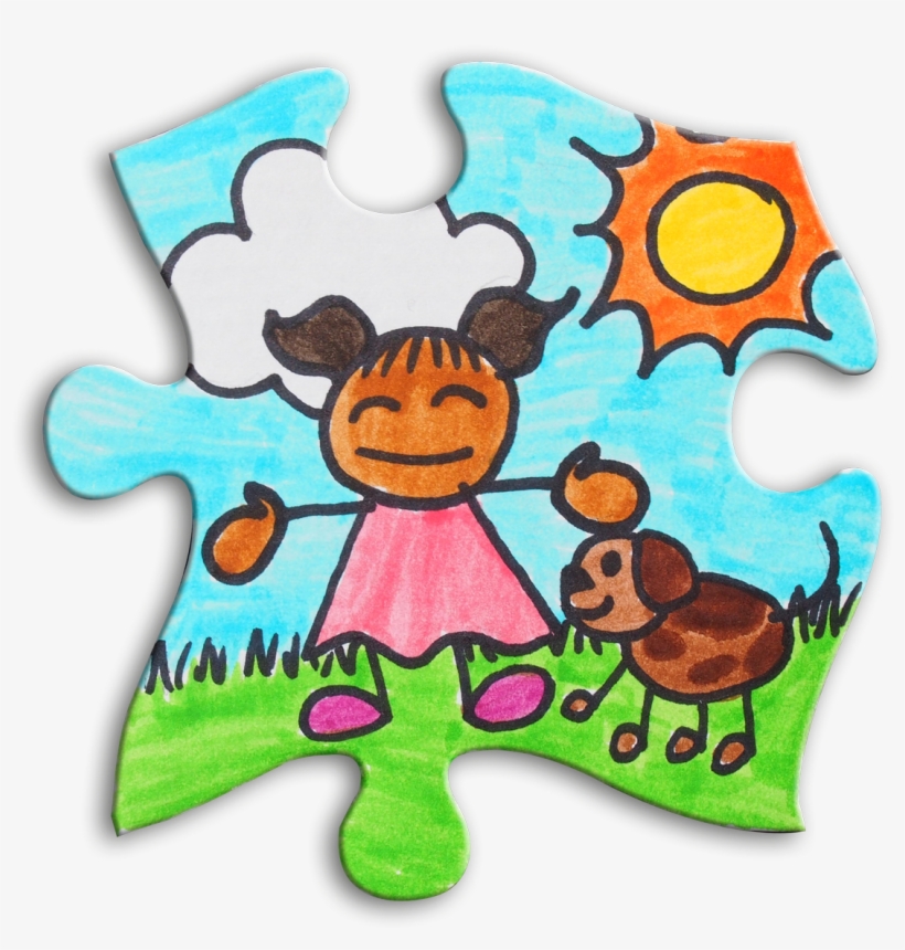 Large Cardboard Puzzle Pieces, transparent png download