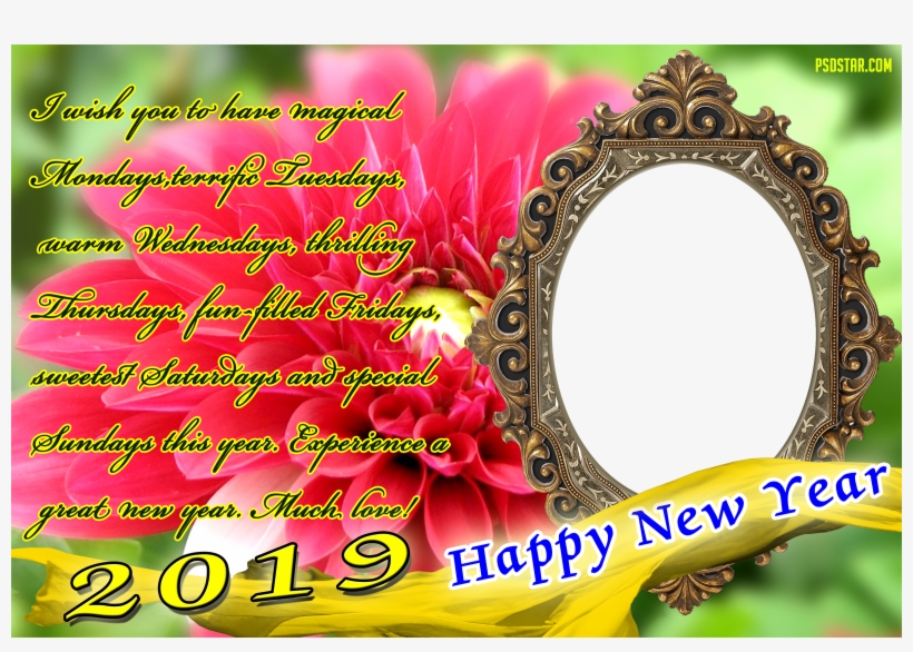 New Year Wishes 2019 Copy, transparent png download