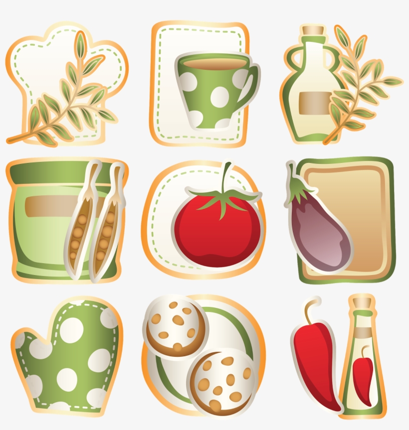 Kitchen Items - - Cooking Icons Set, transparent png download
