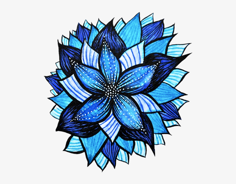 Click And Drag To Re-position The Image, If Desired - Drawing Flowers On Paper Plate, transparent png download