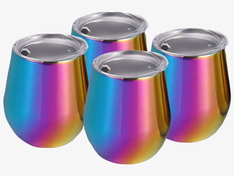 Cambridge Rainbow 14oz Tumblers With Lids - Circle, transparent png download