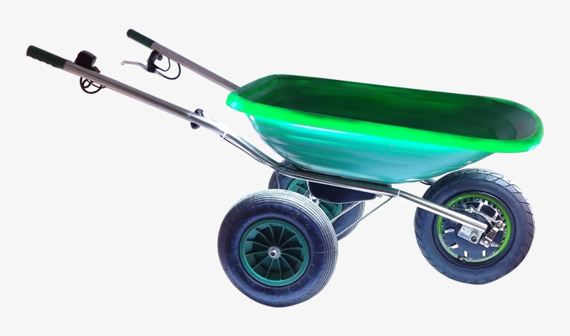 Accu Wheelbarrow Sw6e Deluxe With Engine - Wheelbarrow, transparent png download