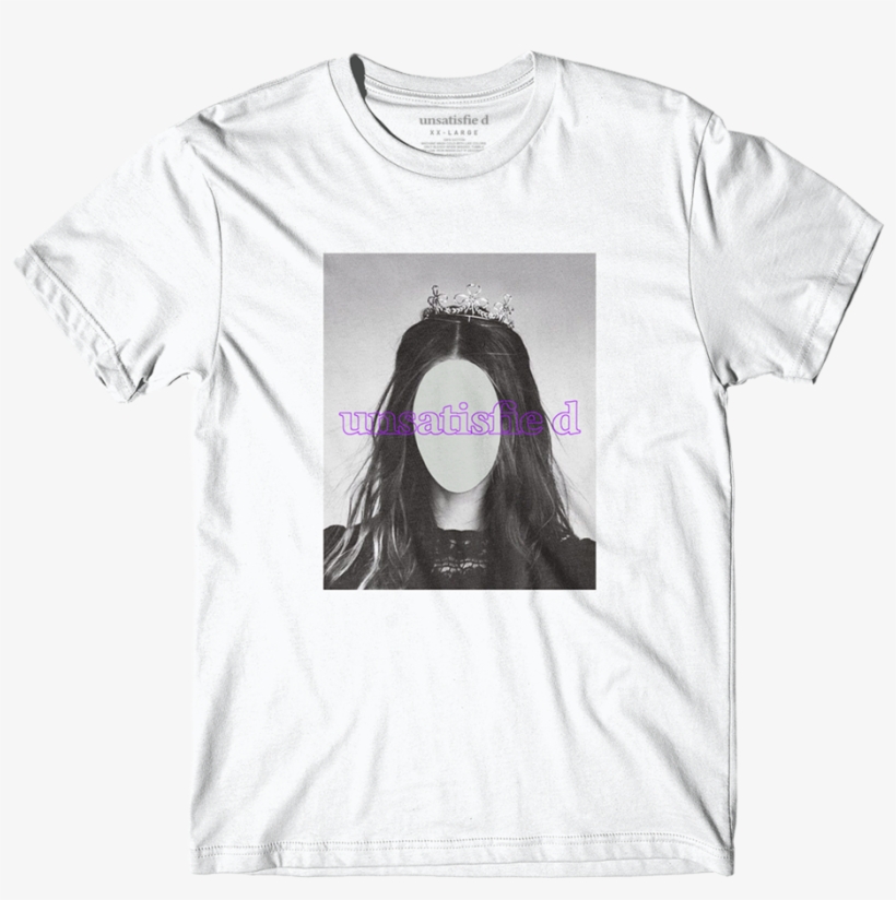 Unsatisfied Emma White Tee - Virginity Rocks Pink Shirt, transparent png download