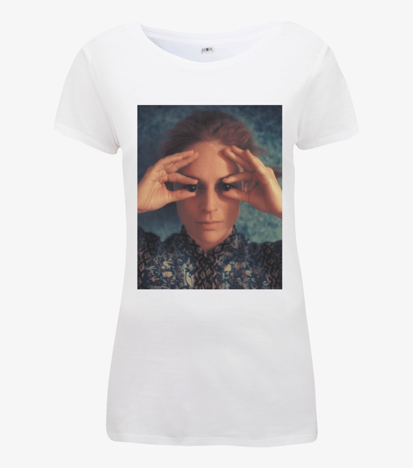 Glass Eyes Ladies White Tee - Active Shirt, transparent png download