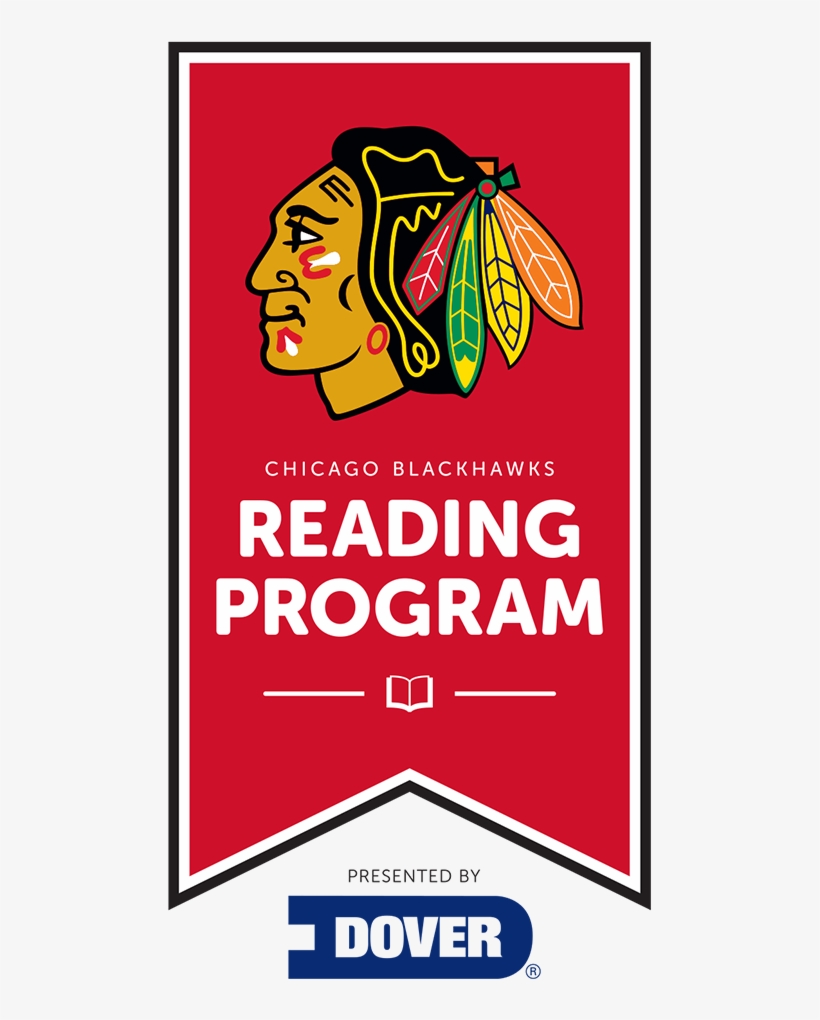 The Chicago Blackhawks Reading Program - Chicago Blackhawks, transparent png download