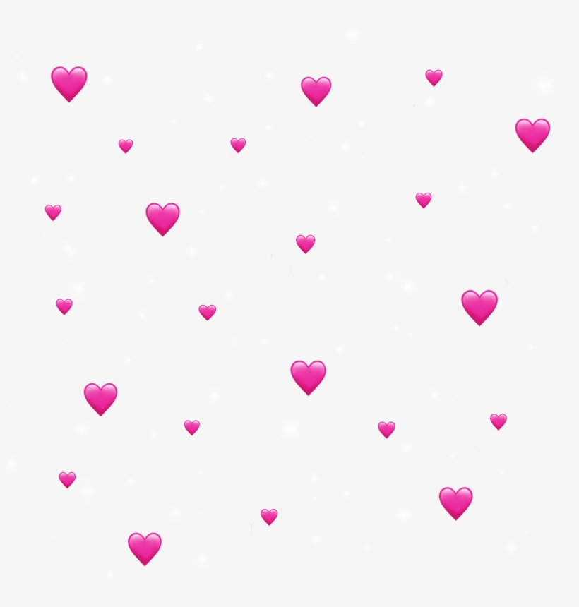 Hearts Glitters Heart Glitter Flowers Stickers Transp - Heart, transparent png download