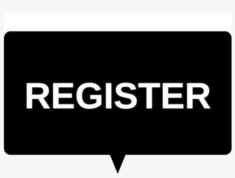 Register Button Now - Graphics, transparent png download