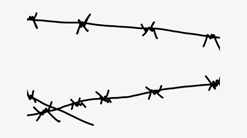 Barbed Wire Clipart Compound - Barbed Wire Clipart Png, transparent png download