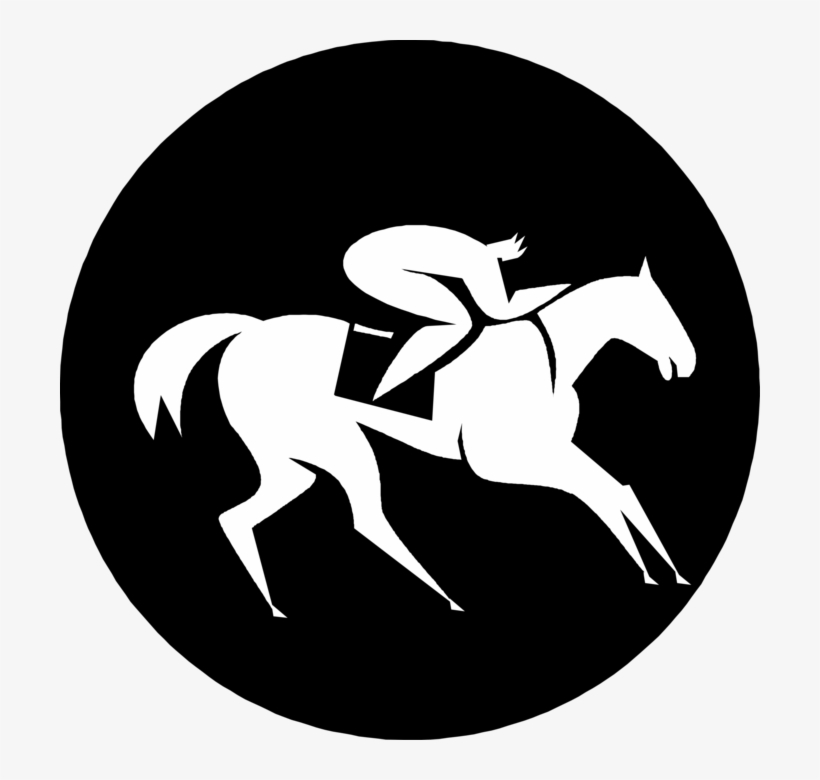 Vector Illustration Of Equestrian Jockey Rides Race - Stallion, transparent png download