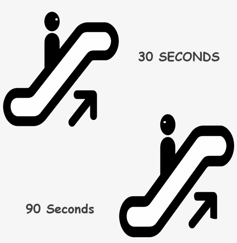 Man Walking On Moving Escalator - Odio A Los Vazquez Sounds, transparent png download