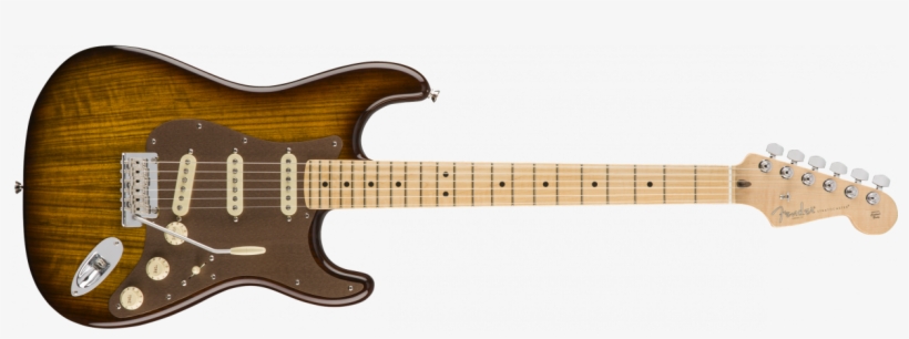 Fender Limited Edition Shedua Top Stratocaster - Fender Sunburst Stratocaster Maple Neck, transparent png download
