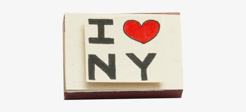 Hộp Diêm "i Love Ny Statue Liberty" - Heart, transparent png download