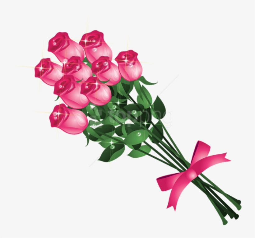 Free Png Download Transparent Pink Roses Bouquetpicture - Good Afternoon And Blessed Sunday, transparent png download