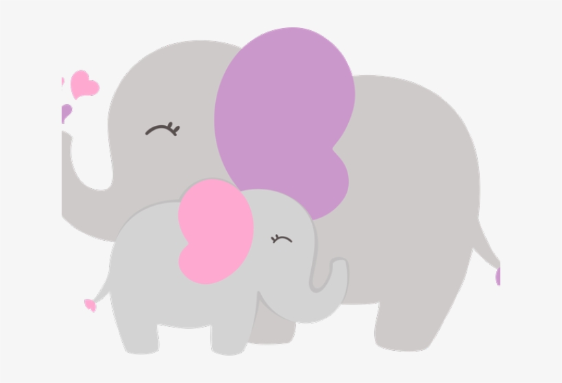 Pastel Clipart Baby Shower - Indian Elephant, transparent png download