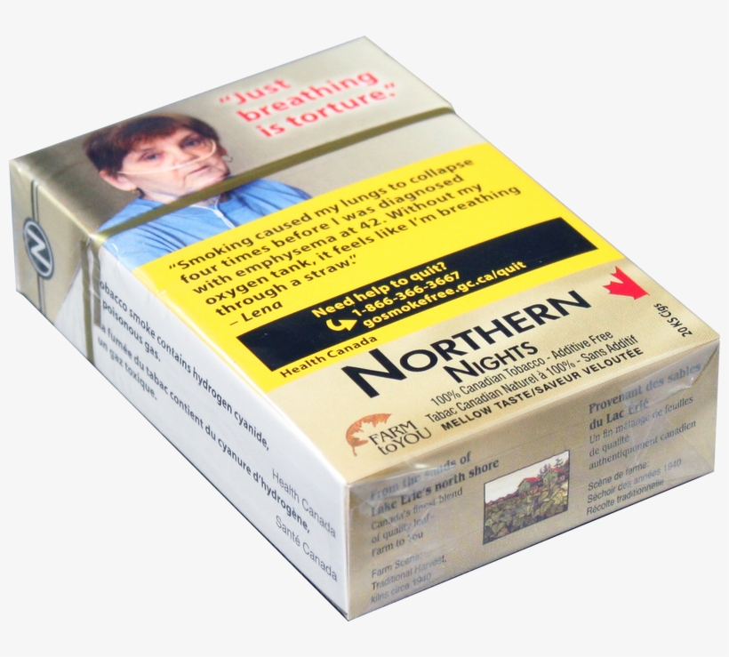Northern Nights Gold Cigarettes Ks Carton - Carton, transparent png download