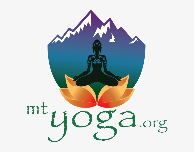 Meditation On Mountain Yoga Logo Design Png Image - Bc Camper Van Rentals, transparent png download