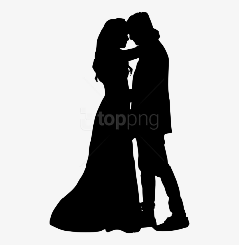 Free Png زوجان صورة ظلية Png Images Transparent - Romantic Couple Silhouette Png, transparent png download