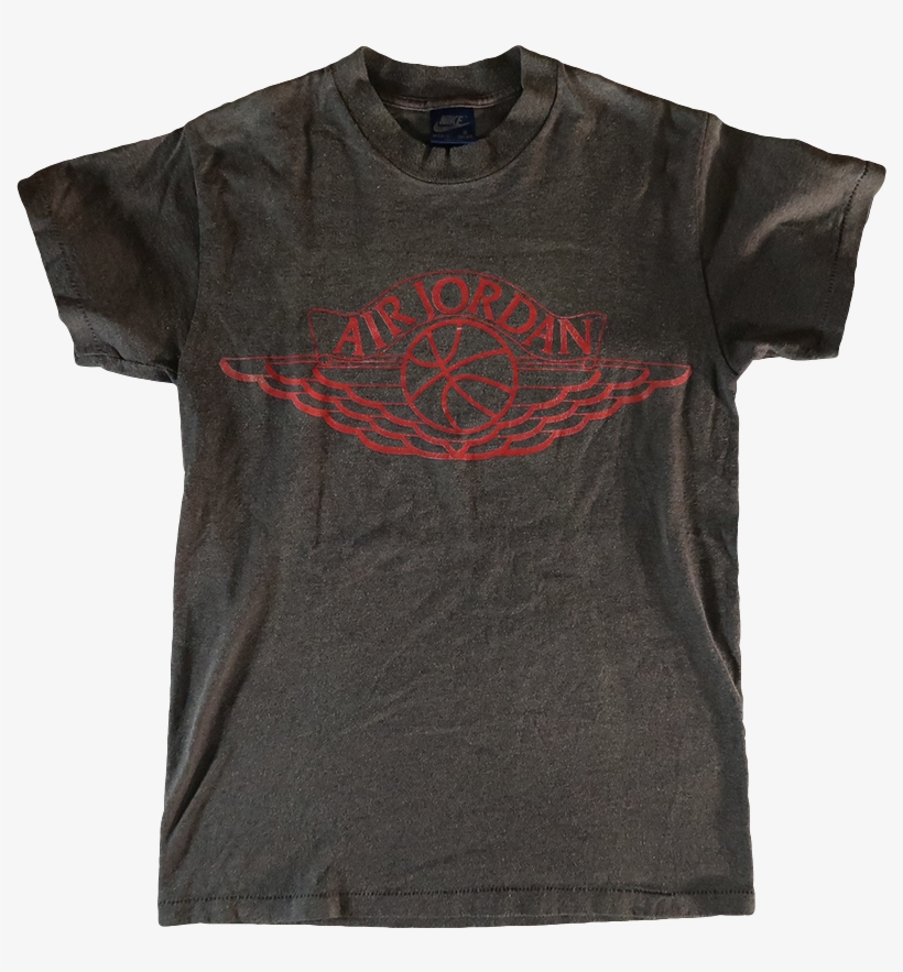 1985 Faded Black Wings Logo - Active Shirt, transparent png download