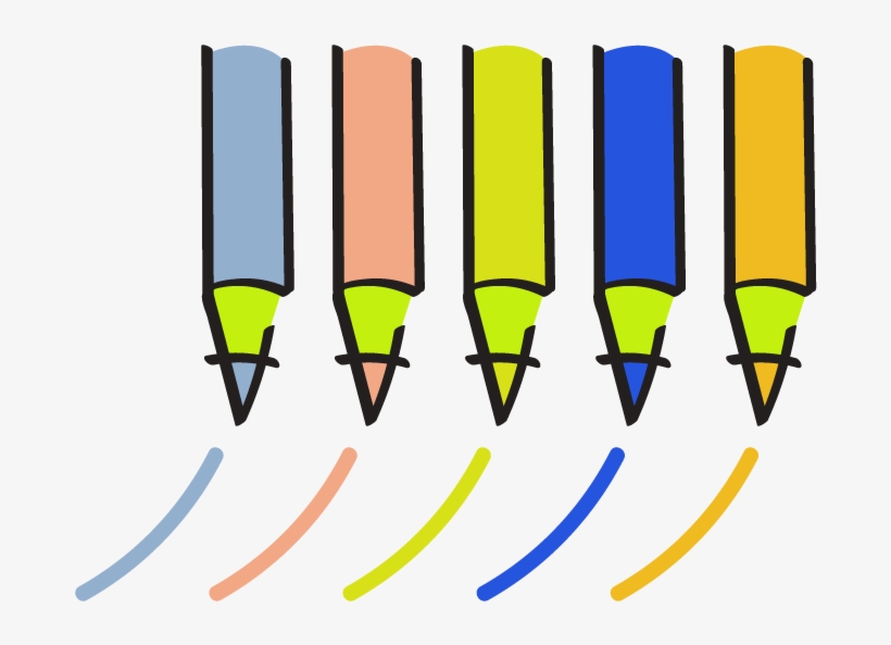 Colored Pencil Drawing Cartoon, transparent png download