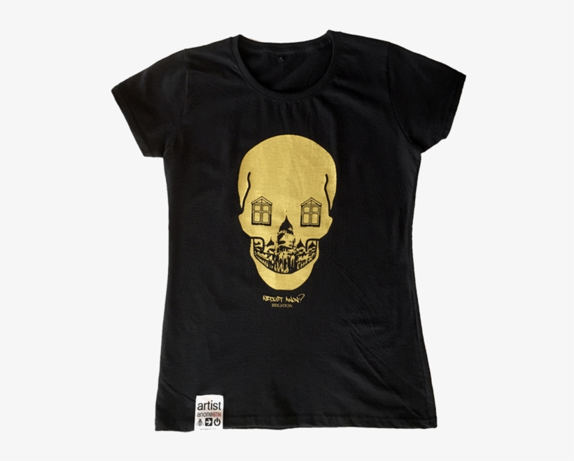 2012 Women's Gold Skull - Skull, transparent png download