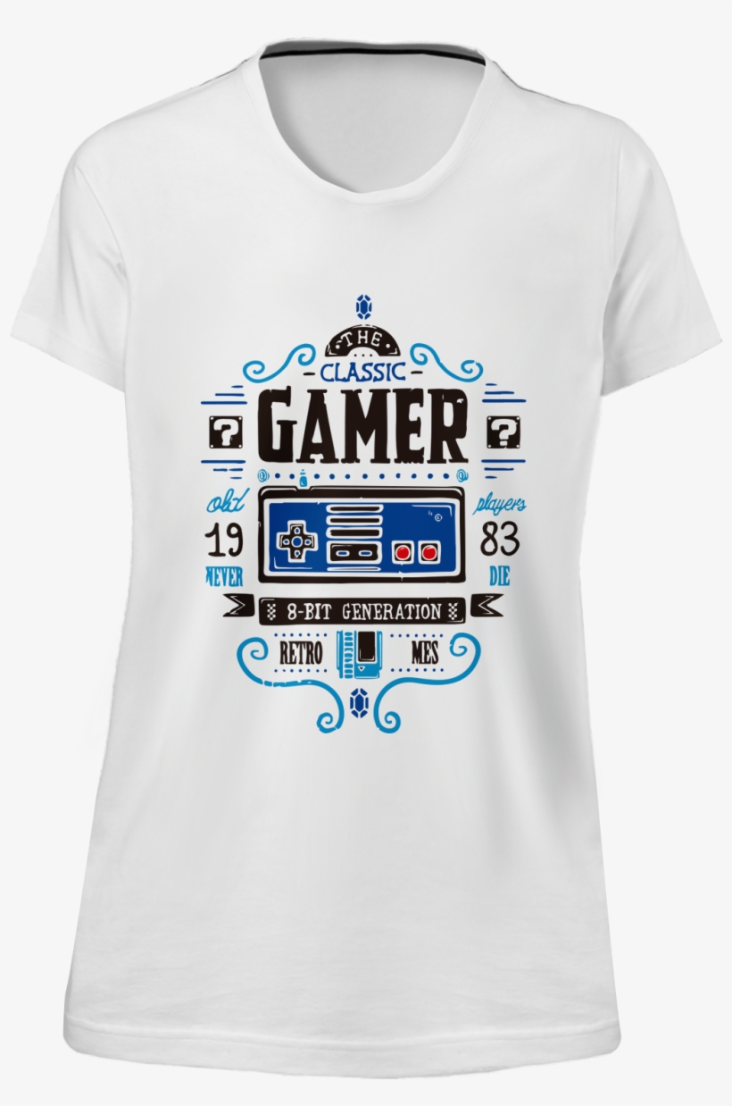 Clasic Gamer 2 2 V=1522093942 - Active Shirt, transparent png download