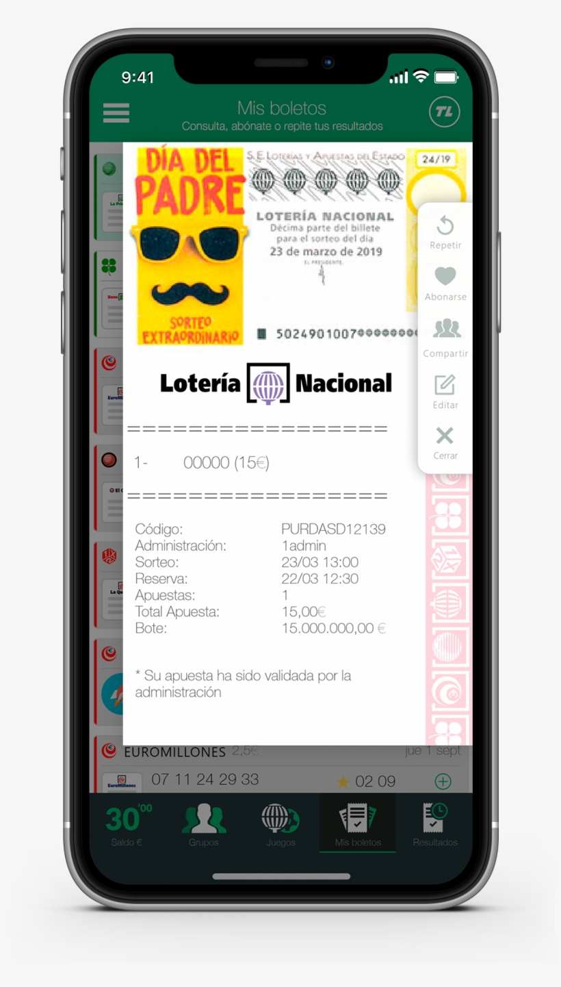 Regala Un Décimo En El Día Del Padre - Iphone, transparent png download