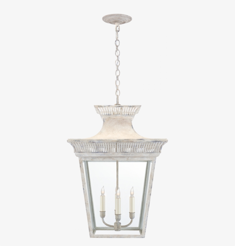 Elsinore Large Hanging Lantern In Old White With - Ceiling Fixture, transparent png download