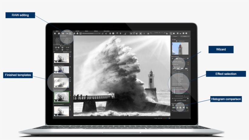 Filters On The Right-hand Side - Netbook, transparent png download