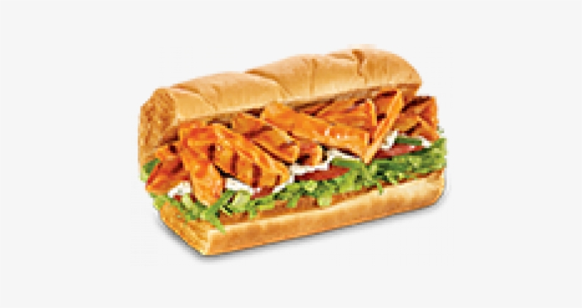 Buffalo Chicken Sandwich - Subway Buffalo Chicken, transparent png download