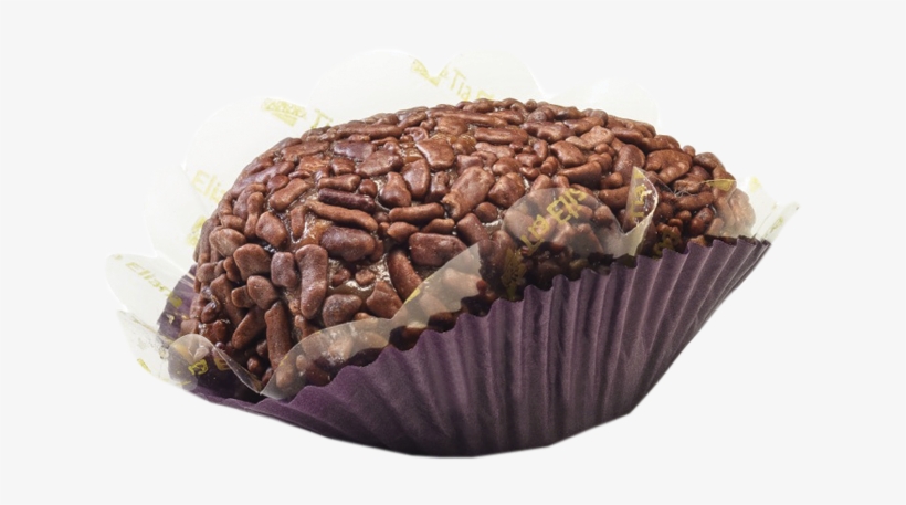 Coxinha De Brigadeiro Com Morango - Chocolate, transparent png download