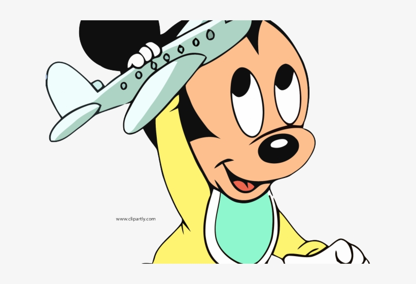 Mickey Mouse Clipart Police - Baby Mickey Mouse Playing, transparent png download