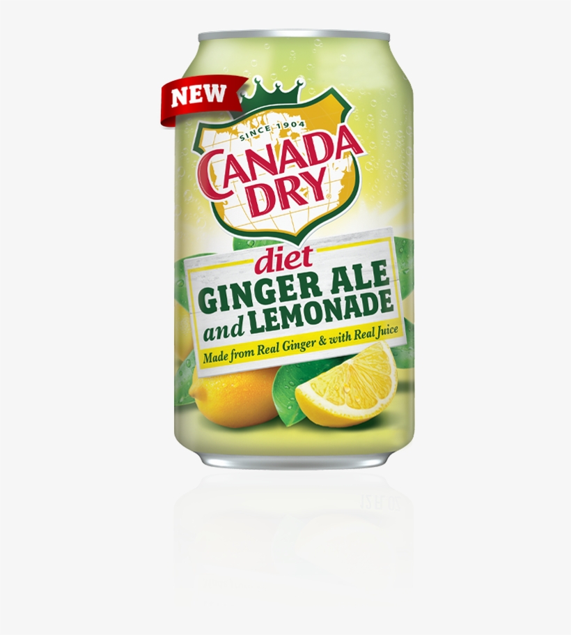 Canada Dry Diet Ginger Ale And Lemonade - Canada Dry, transparent png download