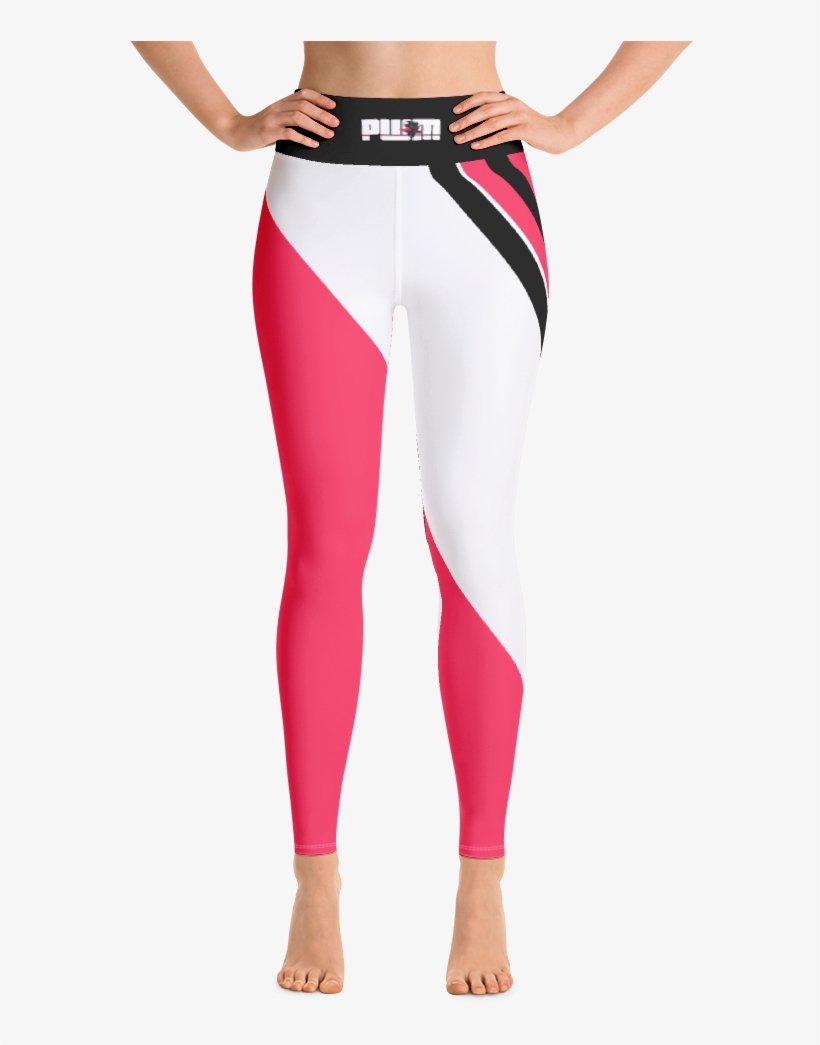 Black Red And White Stripe Legging Print Superhero, transparent png download