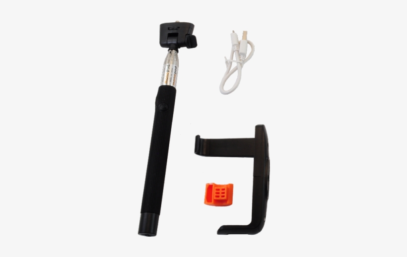 Bluetooth Self-cam Monopod - F-clamp, transparent png download