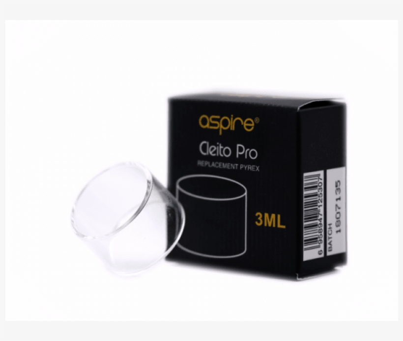 Aspire Cleito Pro Replacement Glass 3ml - Aspire Cleito Pro Glass, transparent png download