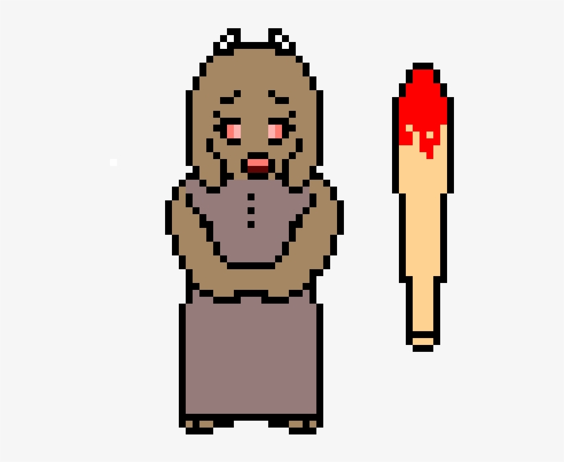 Toriel Granny - Click Me Im A Gif, transparent png download