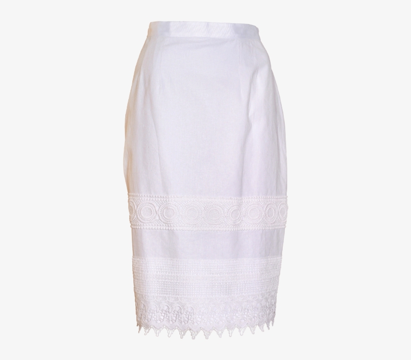 Liz Jordan Lace Trim Skirt $129 - Pencil Skirt, transparent png download