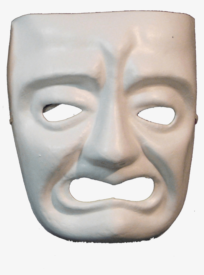 Tragedy Comedy - Face Mask, transparent png download